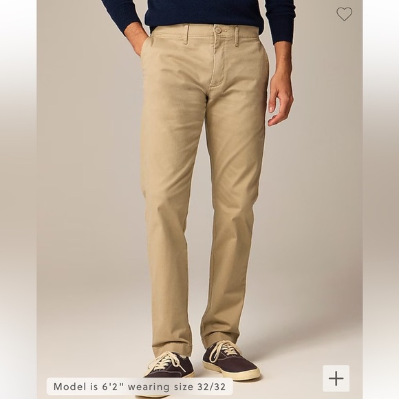 J.Crew 484 Slim-fit stretch chino pants